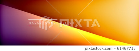 Flowing waves with 3d shadow effects and fluid gradients. Dynamic trendy abstract background. Vector Illustration Flowing waves with 3d shadow effects and fluid gradients. Dynamic trendy abstract background. Vector Illustration 61467713