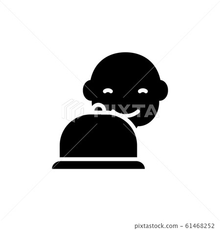 Baby food icon in black Baby food icon in black 61468252