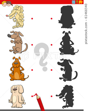 shadow game with dogs characters 61468340