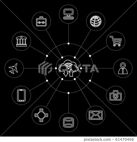 Business and Technology Diagram Business and Technology Diagram 61470408