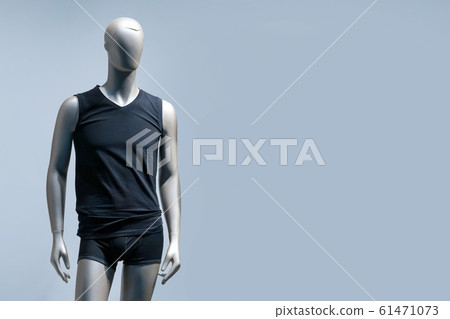 Men underwear on mannequin at the store. Underwear Men underwear on mannequin at the store. Underwear 61471073