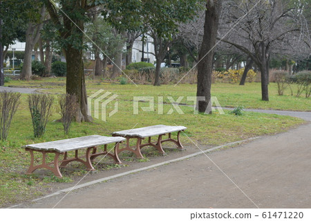 Park bench 61471220