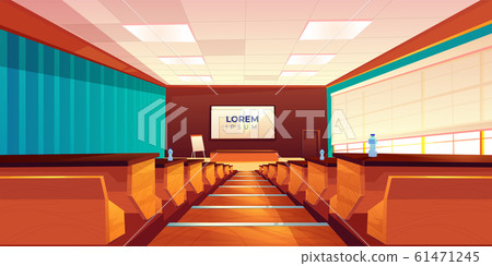 Empty auditorium, lecture hall or meeting room Empty auditorium, lecture hall or meeting room 61471245