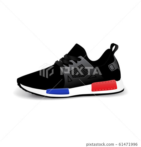 Realistic sport running shoe for training and fitness 61471996