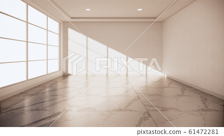 Granite floor room interior - Empty room of Granite floor room interior - Empty room of 61472281
