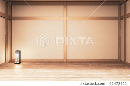 indoor empty room japan style. 3D rendering 61472321