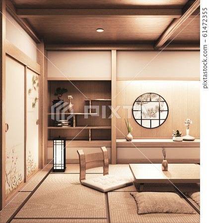 Ryokan japanese style on room wooden Very 61472355