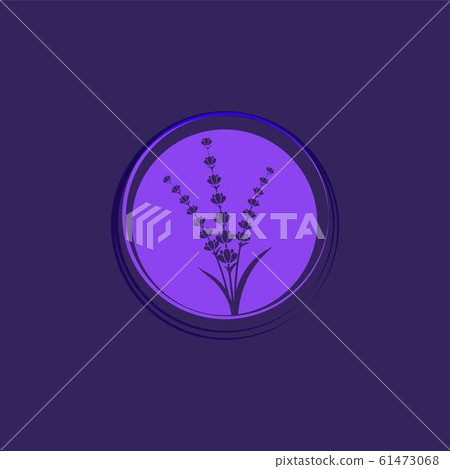 Lavender flower Vector icon illustration Lavender flower Vector icon illustration 61473068