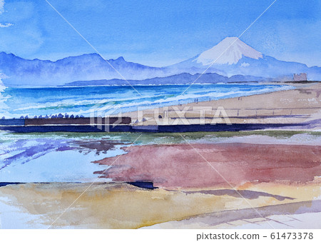 Shonan Coast Watercolor Shonan Coast Watercolor 61473378