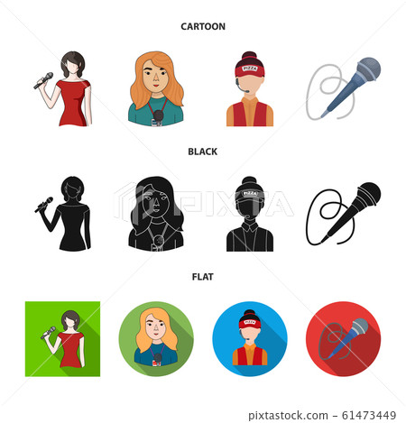 Vector illustration of karaoke and music symbol. Collection of karaoke and club stock vector illustration. Vector illustration of karaoke and music symbol. Collection of karaoke and club stock vector illustration. 61473449