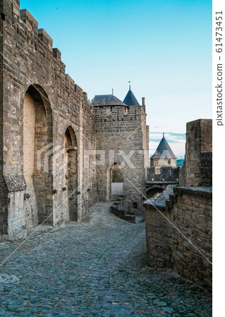 Medieval city and the largest fortress in Europe Carcassonne founded in the 2nd century. Medieval city and the largest fortress in Europe Carcassonne founded in the 2nd century. 61473451