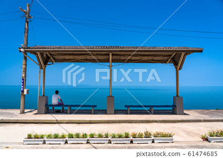 《Ehime Prefecture》Summer Nada Station/Scenic Station 《Ehime Prefecture》Summer Nada Station/Scenic Station 61474685