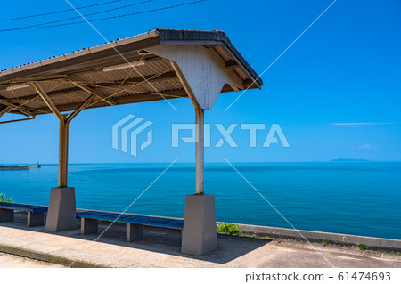 《Ehime Prefecture》Summer Nada Station/Scenic Station 《Ehime Prefecture》Summer Nada Station/Scenic Station 61474693