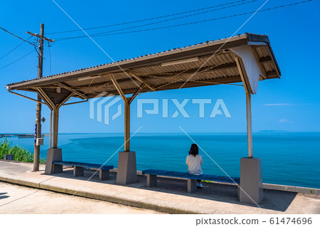 《Ehime Prefecture》Summer Nada Station/Scenic Station 《Ehime Prefecture》Summer Nada Station/Scenic Station 61474696