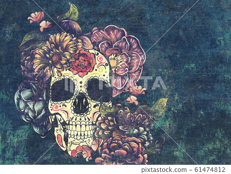 Textured sugar skull Textured sugar skull 61474812