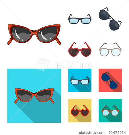 Isolated object of summer and beach icon. Collection of summer and fashion stock symbol for web. 61474954