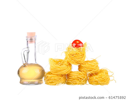 Ingredients for pasta. Spaghetti,cherie,chili, 61475892