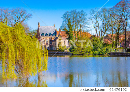 Minnewater lake, Bruges, Belgium 61476192