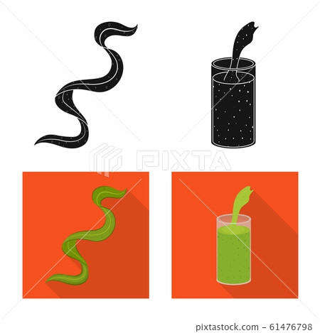 Isolated object of protein and sea sign. Set of protein and natural stock vector illustration. Isolated object of protein and sea sign. Set of protein and natural stock vector illustration. 61476798