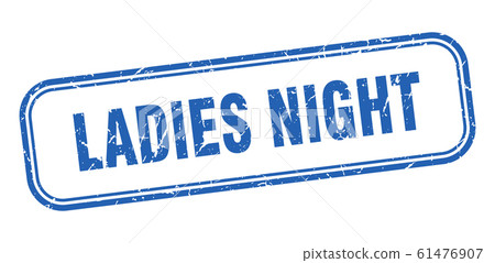 ladies night stamp. ladies night square grunge 61476907