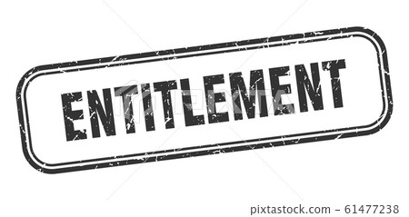entitlement stamp. entitlement square grunge black entitlement stamp. entitlement square grunge black 61477238