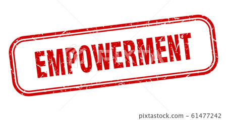 empowerment stamp. empowerment square grunge red empowerment stamp. empowerment square grunge red 61477242