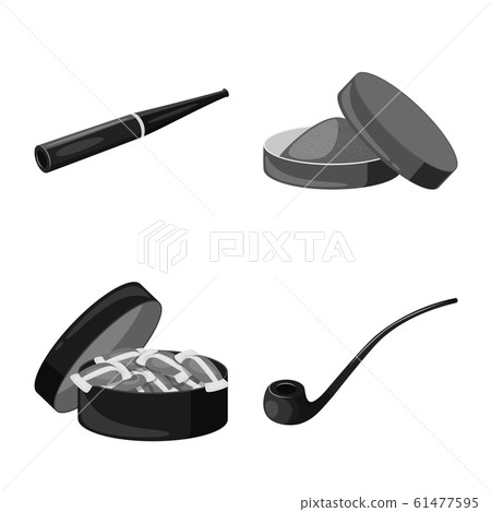 Vector illustration of health and nicotine icon. Collection of health and statistics stock symbol for web. Vector illustration of health and nicotine icon. Collection of health and statistics stock symbol for web. 61477595