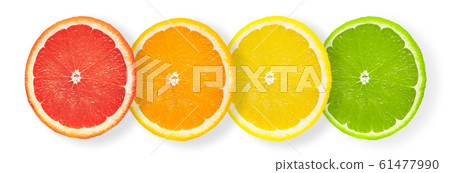 Citrus slices decoration 61477990