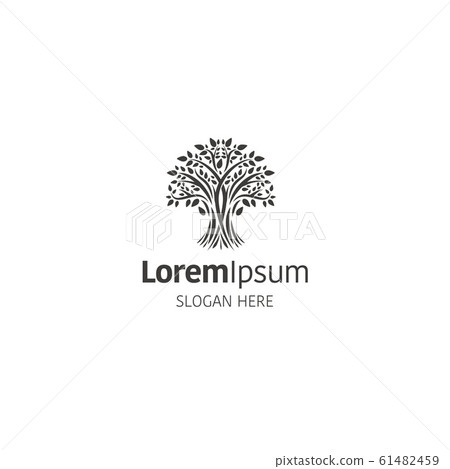 Logo design template tree Logo design template tree 61482459