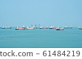 Cargo ship for international import and export 61484219