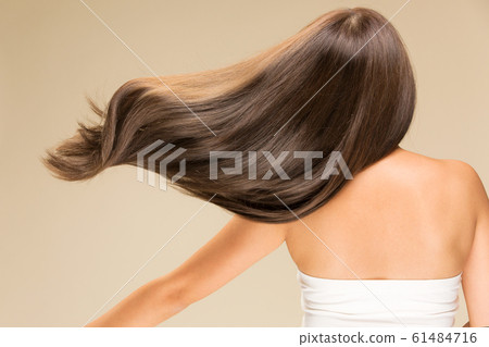 充滿活力的頭髮。 充滿活力的頭髮。 61484716