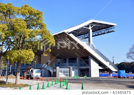 Oi Pier Chuo Seaside Park Hockey Stadium before opening Oi Pier Chuo Seaside Park Hockey Stadium before opening 61485873