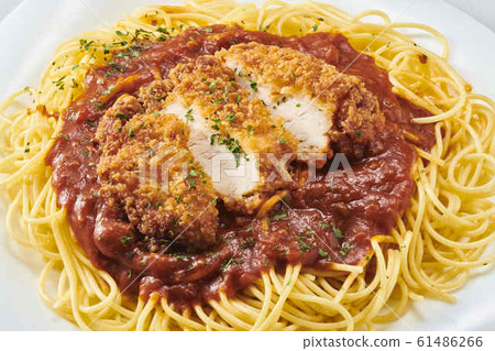 Delicious chicken cutlet pasta Delicious chicken cutlet pasta 61486266