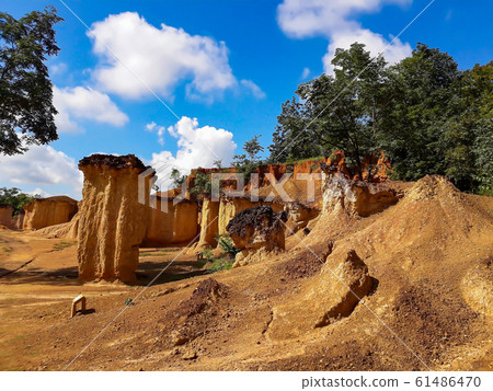 Grand Canyon of Thailand was known as Phae Mueang Phi ,Phrae in Thailand Grand Canyon of Thailand was known as Phae Mueang Phi ,Phrae in Thailand 61486470
