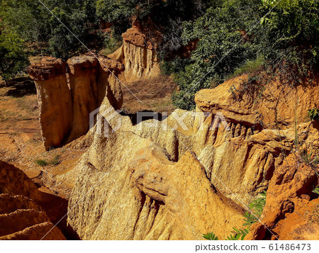 Grand Canyon of Thailand was known as Phae Mueang Phi ,Phrae in Thailand Grand Canyon of Thailand was known as Phae Mueang Phi ,Phrae in Thailand 61486473
