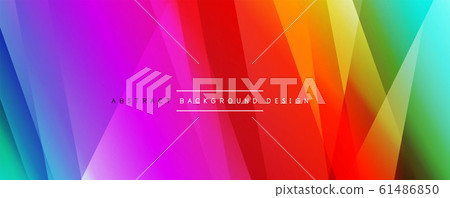 Dynamic trendy simple fluid color gradient abstract background with line effects. Vector Illustration For Wallpaper, Banner, Background, Card, Book Illustration, landing page 61486850