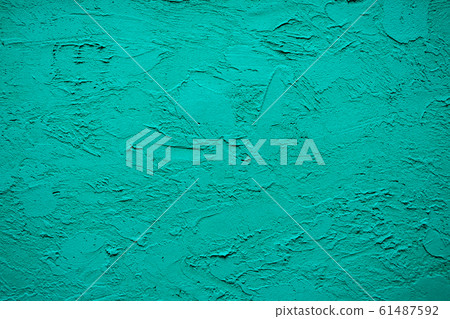 greenish-blue texture decorative Venetian stucco greenish-blue texture decorative Venetian stucco 61487592
