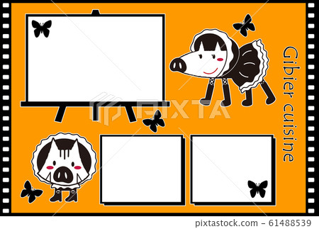 Gibier cuisine cute menu table template Gibier cuisine cute menu table template 61488539
