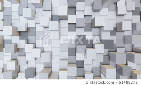 Abstract 3D illustration of colorful cubes background Abstract 3D illustration of colorful cubes background 61489272