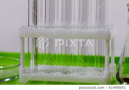 A desk at a chemistry lab or clinic. A desk at a chemistry lab or clinic. 61490691