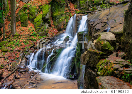 waterfall skakalo in the forests of transcarpathia 61490853