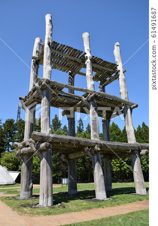 Sannai Maruyama archeological site, large dug pillar building Sannai Maruyama archeological site, large dug pillar building 61491687