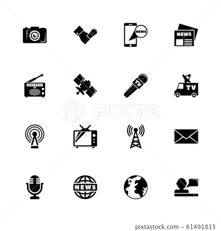 News - Flat Vector Icons - Stock Illustration [61491815] - PIXTA