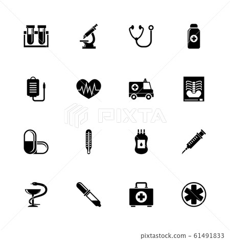 Medical - Flat Vector Icons Medical - Flat Vector Icons 61491833
