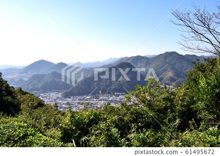 Shimoda city area view from the summit of Nezamayama Shimoda city area view from the summit of Nezamayama 61495672