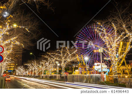 Yokohama Minato Mirai Sakura Street illuminations 61496443