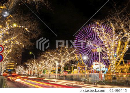 橫濱港未來櫻街照明 橫濱港未來櫻街照明 61496445