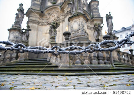 Monuments and streets in Olomouc, Czech Republic 61498792