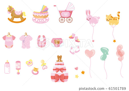Baby Icon Set (GIRL) 61501789