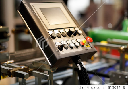 control panel of modern automated production line 61503348